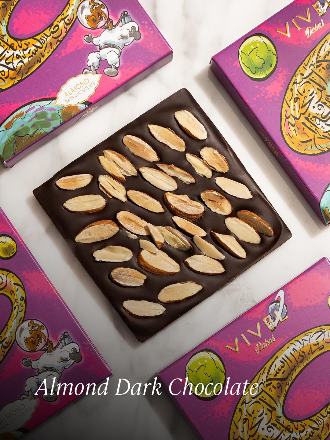 Almond Dark Chocolate Bar