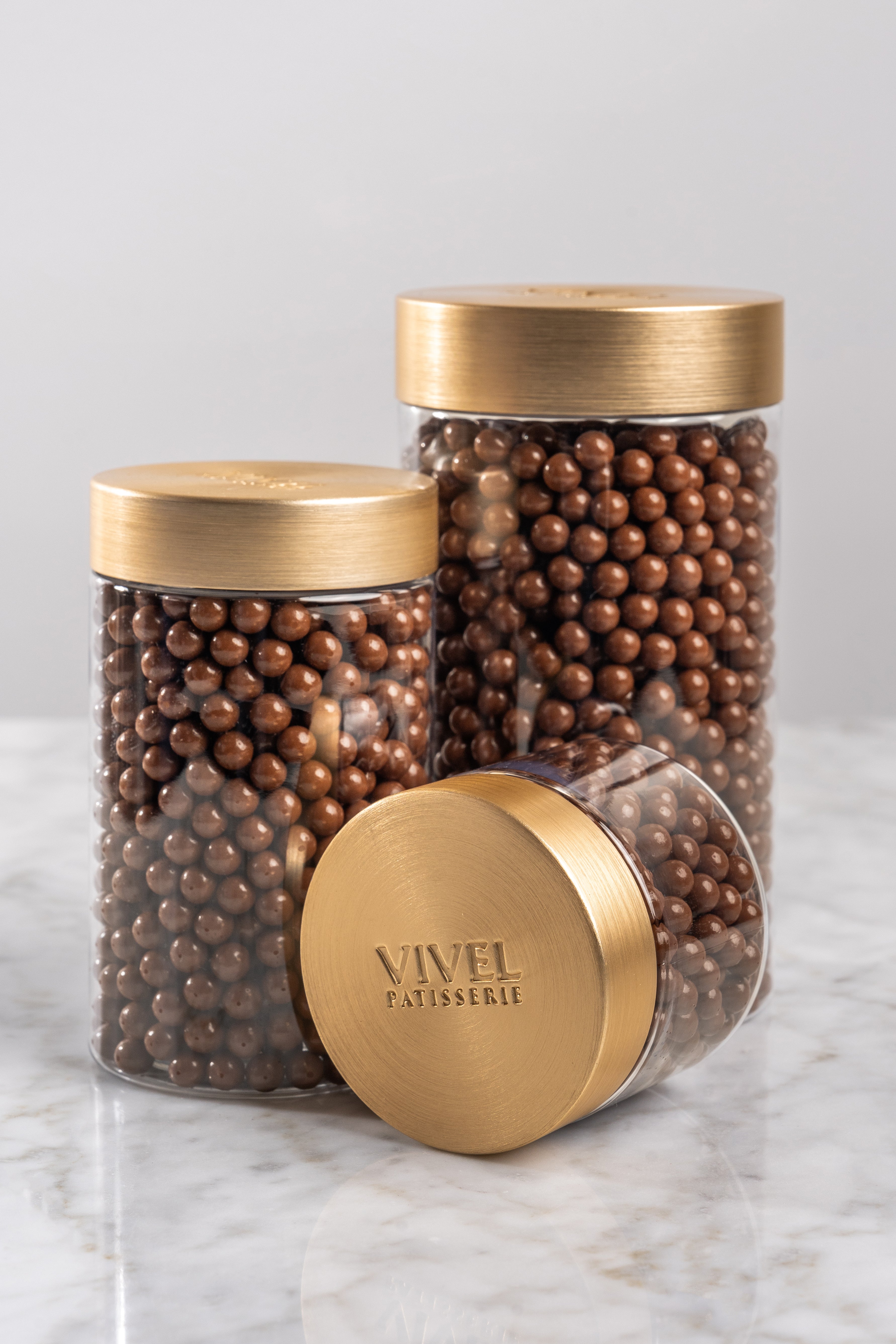 LRG CARAMEL CHOCOLATE CRUNCHY PEARLS