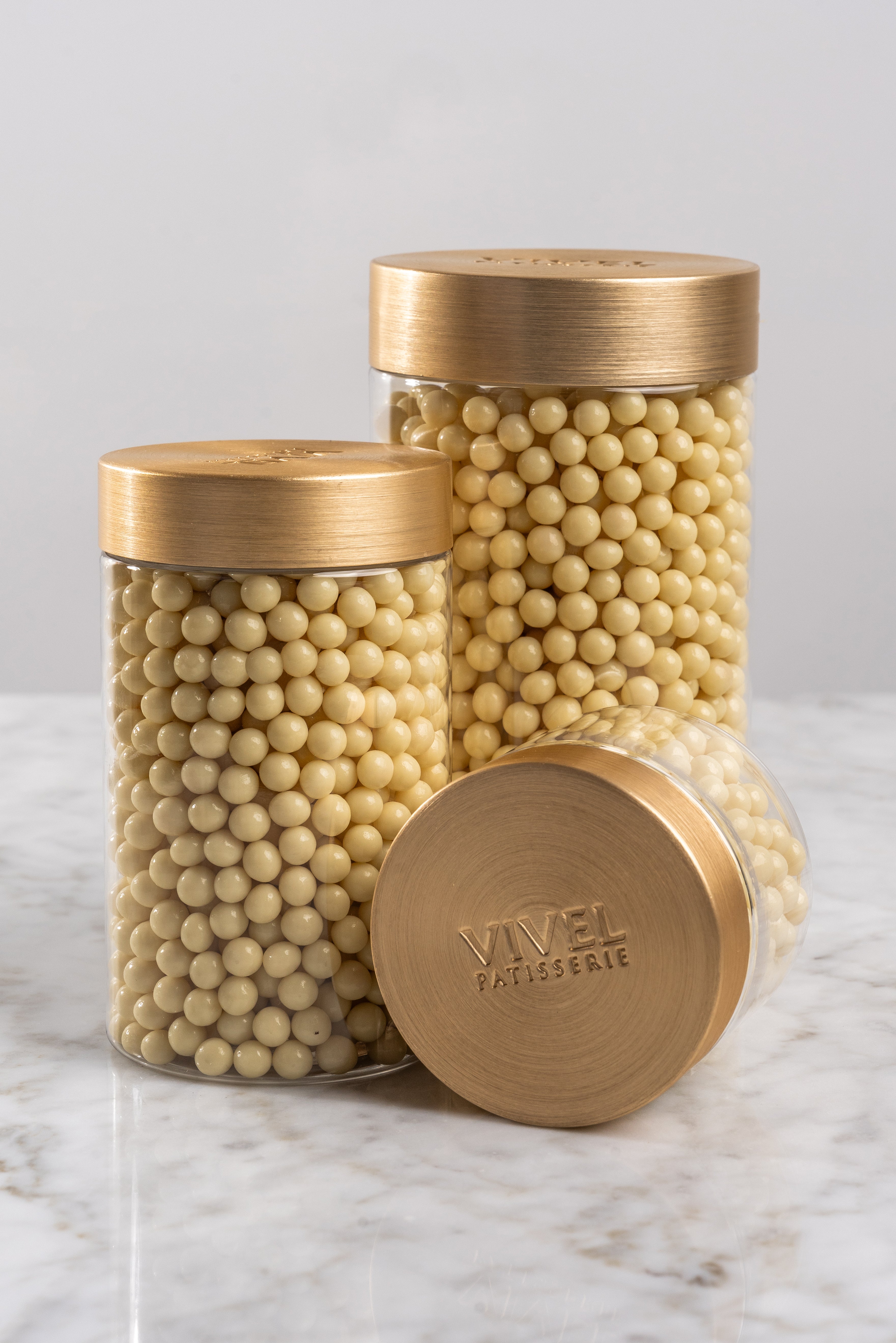 MED WHITE CHOCOLATE CRUNCHY PEARLS